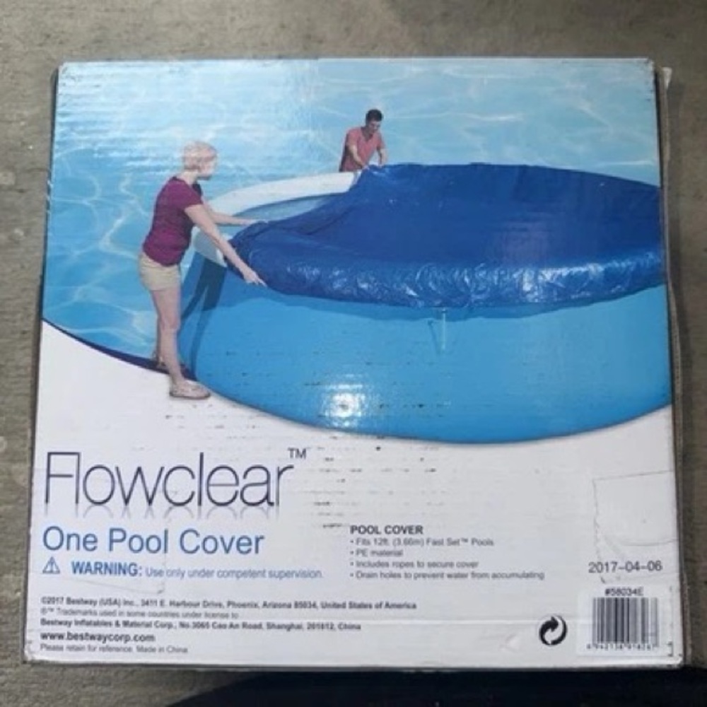 Flowclear Blue Pool Cover